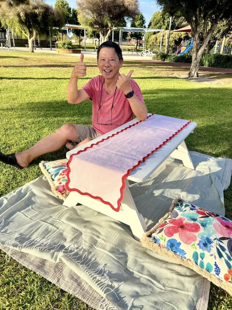 Peter, the craftsman behind Timber & Trestle